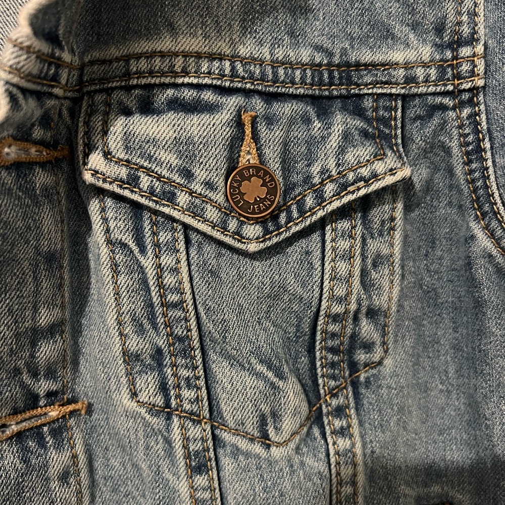 Lucky Brand Light Blue Jean Jacket - Picture 12 of 12